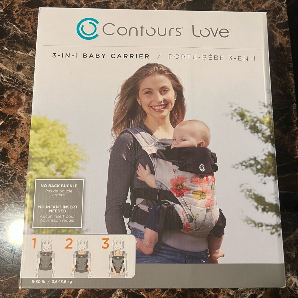 New Contours Love 3 in 1 Baby Carrier